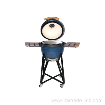 Egg Shaped BBQ Ceramic Charcoal Kamado Grill